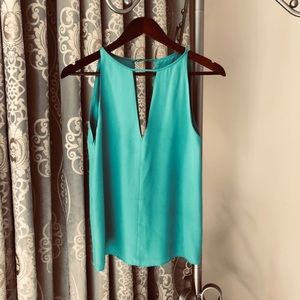 Silk halter blouse - Emerald Green